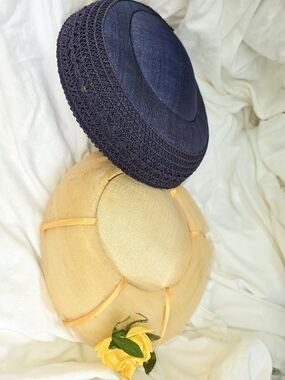 2 Vintage 60s Hats Jackie O Pillbox